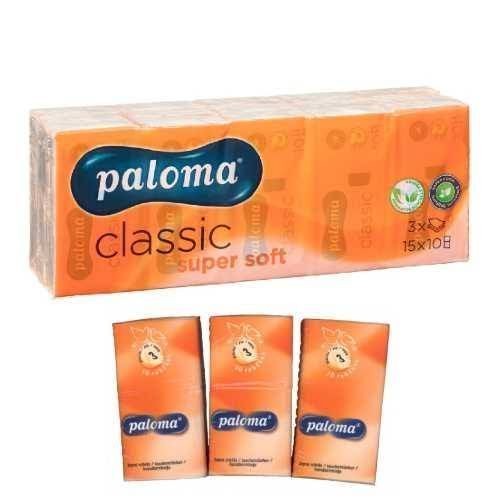 Paloma 10 X 10 Pack -Paloma Pocket Classic Soft Facial Tissue-Wipes