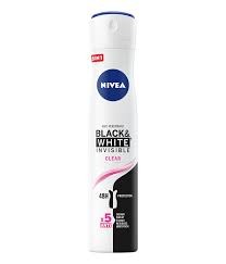 Nivea Black and white invisible clear body spray