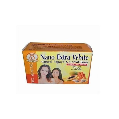 Nano Extra White Natural Papaya & Carrot Soap Quality Soap