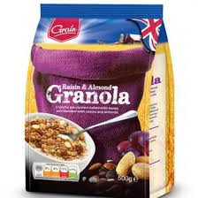 Grain Granola Raisin & Almond 500g