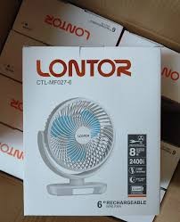 Lontor CTL-MF027-6 Rechargable Mini Fan