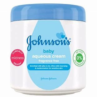 Johnsons Baby aqeous cream fragrance free