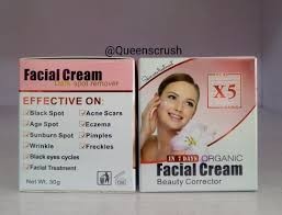 X5 ORGANIC FACIAL CREAM BEAUTY CORRECTOR