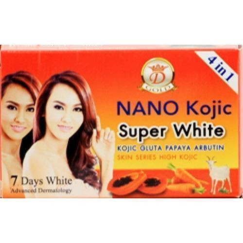 Nano Kojic Super White Kojic Gluta Papaya Arbutin Soap