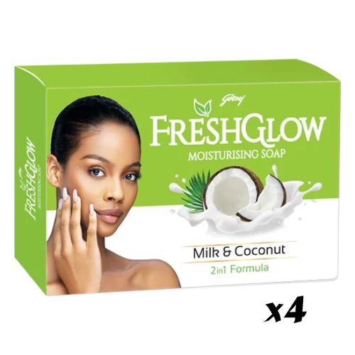 Godrej Fresh Glow Moisturising Soap- Milk & Coconu