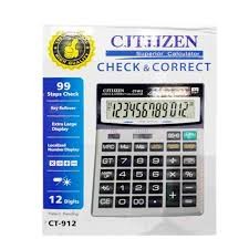 Citizen calculator CT-912