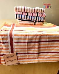 WHITE ROSE LUXURY TOWEL APPLE STRIP