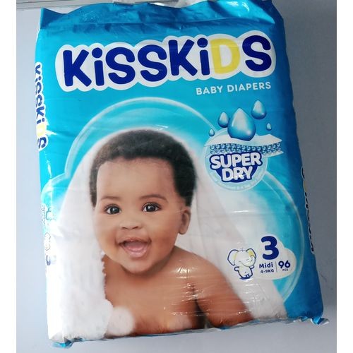 Kisskids superdry diaper 3Midi 96pcs