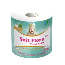 Soft Flora tissue paper