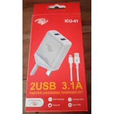 ITEL ICU-41 2USB FAST CHARGER 3.1A