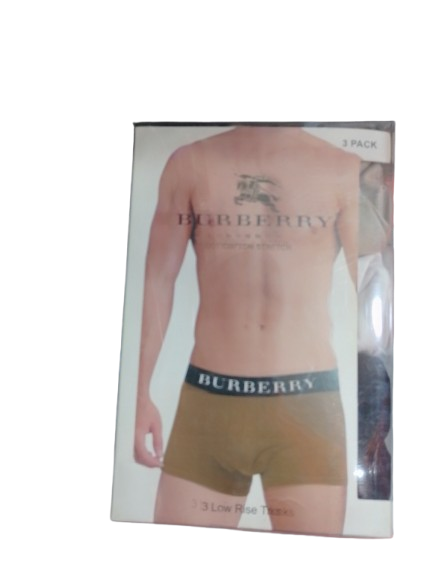 BURBERRY COTTON STRETCH TRUNK 3 PACK