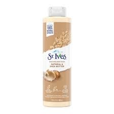 ST. IVES OATMEAL AND SHEA BUTTER SOOTHING BODY WAS