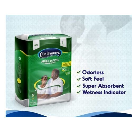 Dr brown adult diaper L 10pcs