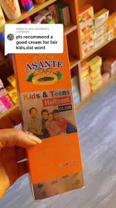 Asante kids and teens halfcast glow lotion