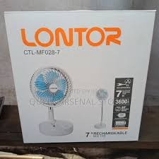 LONTOR CTL-MF028-7 Rechargeable Fan