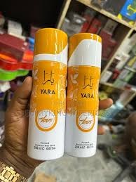 YARA PERFUMED DEODORANT BODY SPRAY (YELLOW)