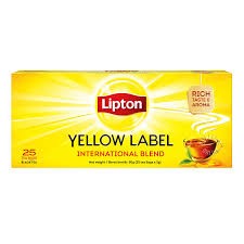 LIPTON YELLOW LABEL TEA BY 25BAGS