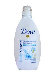 DOVE GENTLE EXFOLIATING BATH CREAM LIGHTHENING 100