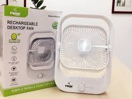 IWIN ENERGY Rechargeable Desktop Fan Model IW8018