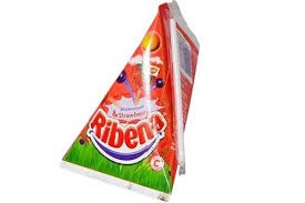 Ribena Black Current And Strawberry Triangle Shape