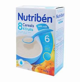 NUTRIBEN 8 CEREALS 4 FRUITS WITH MILK