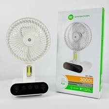 Duration Power Desktop Portable Rechargeable Fan DP-7624