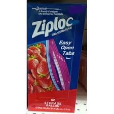 Ziploc 20 Bags Storage Double Gallon