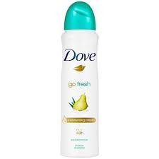 DOVE GO FRESH PEAR+ALOE VERA SCENT BODY SPRAY