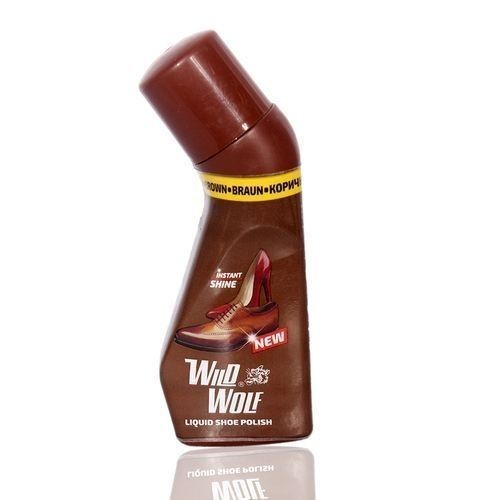 Wild Wolf Liquid Shining Shoe Polish Brown