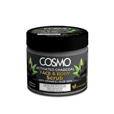 COSMO ACTIVATED CHARCOAL FACE & BODY SCRUB