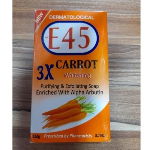 E45 3× Carrot Purifying & Exfoliating Soap