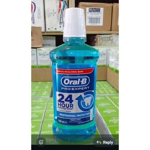 ORAL B PRO EXPERT 24 HOUR PROTECTION MOUTH WASH
