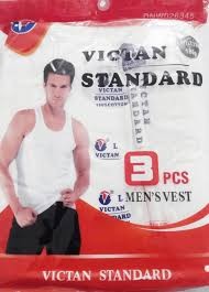 VICTAN STANDARD MEN'S VEST 3pcs